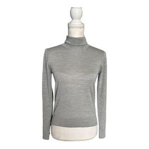 Aquilano Rimondi Women’s Gray Color Block Turtle Neck Sweater Size XS